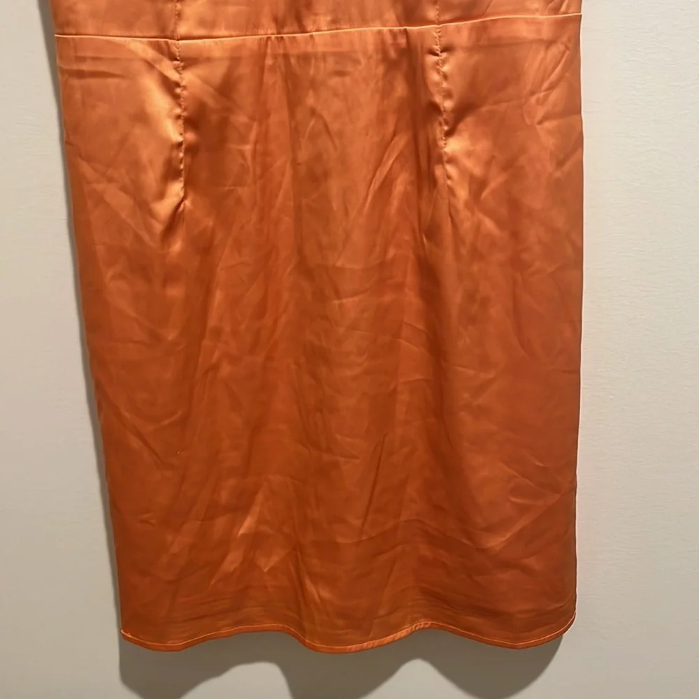 Blue Blush Orange Dress - Picture 3 of 4